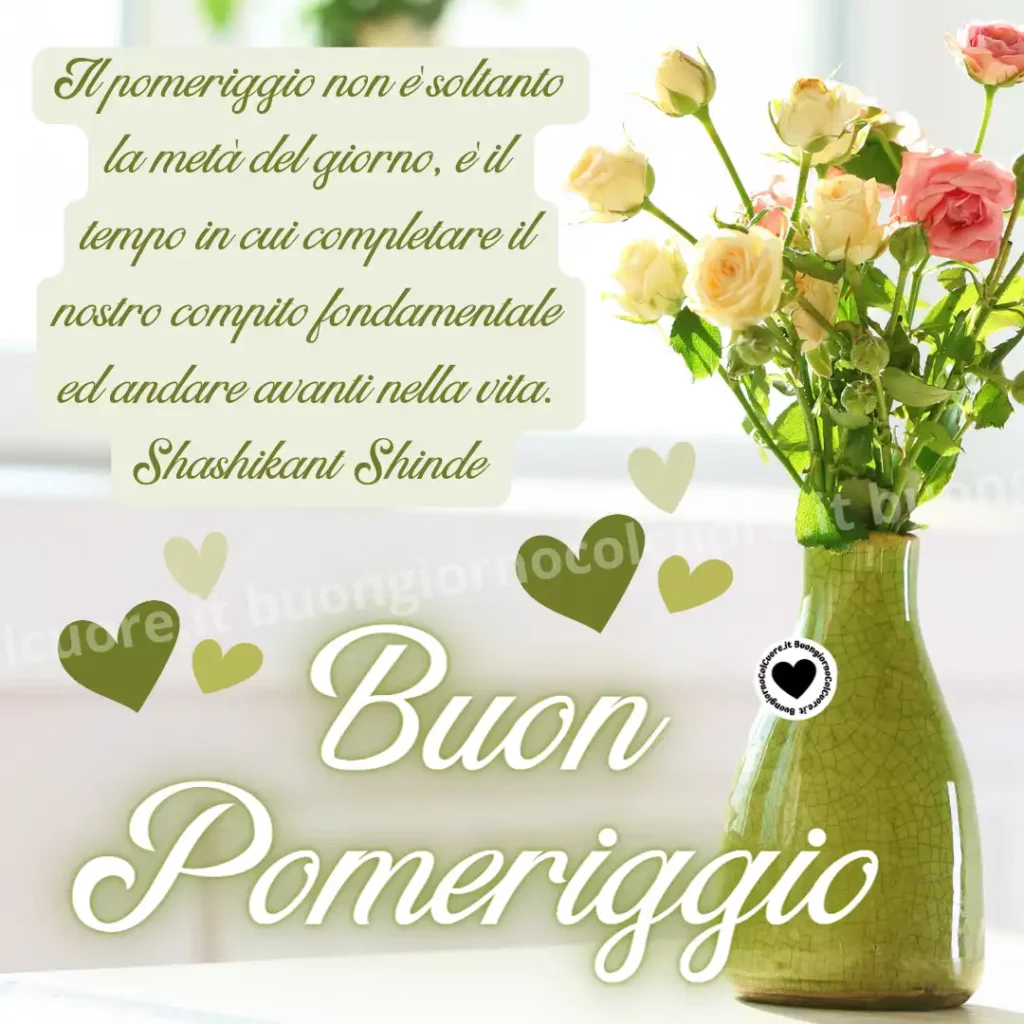 Buon Pomeriggio Floreale