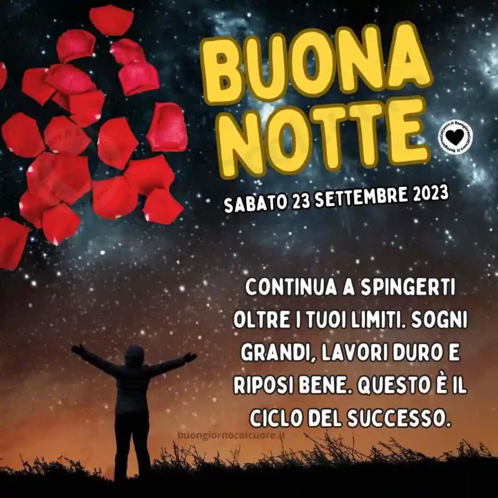 Buonanotte 23 Settembre 2023