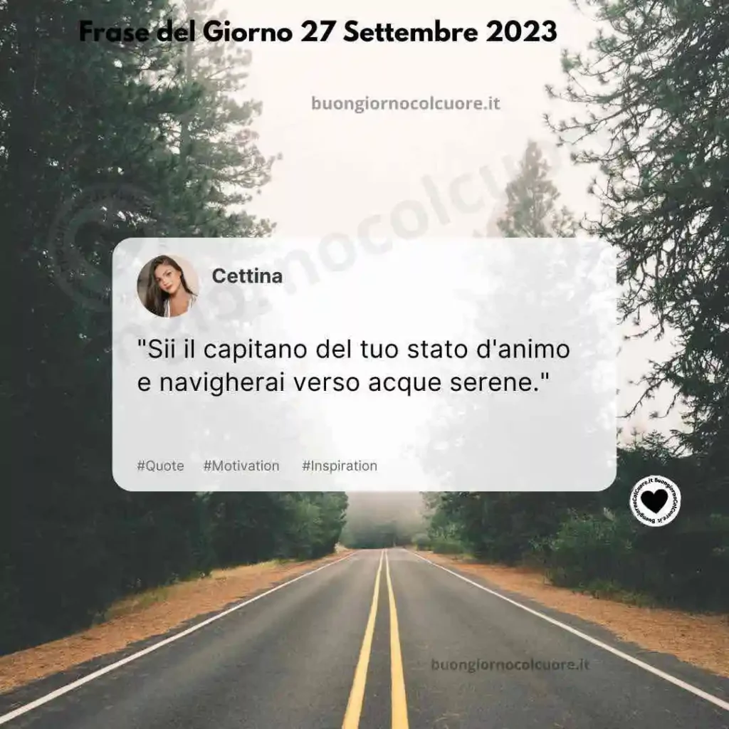 Frase del Giorno 27 Settembre 2023