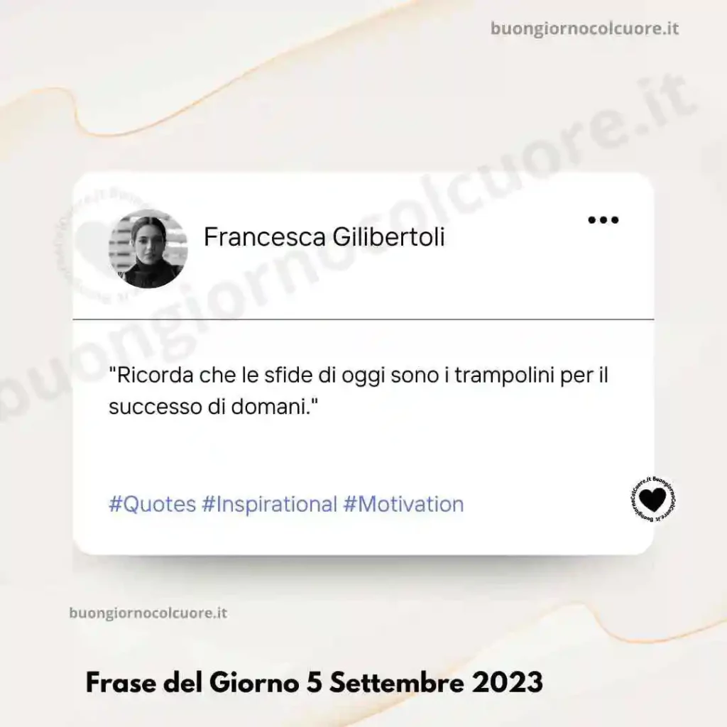 Frase del Giorno 5 Settembre 2023