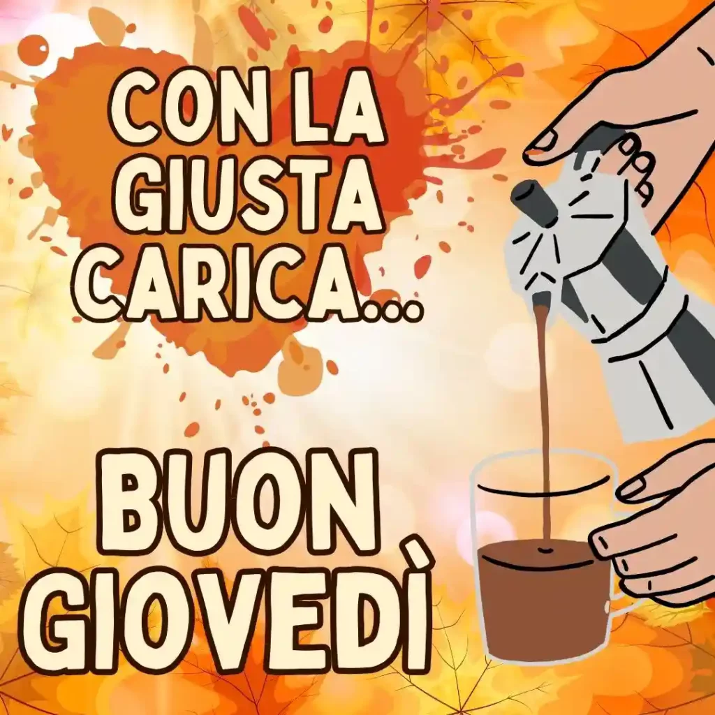 Buon giovedì con moka e caffè