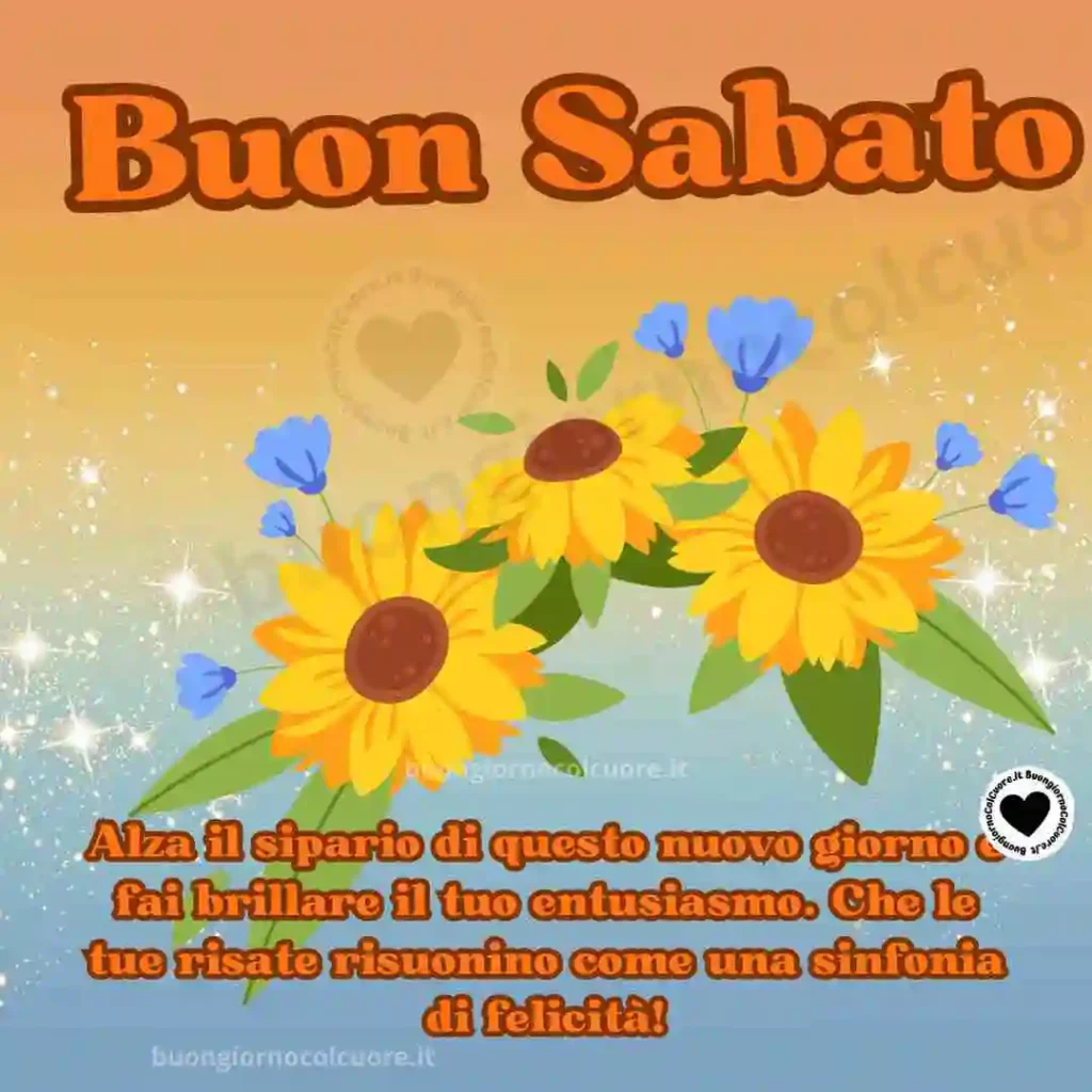 Un saluto di buona giornata con dei fiori speciali per augurare un buon sabato!