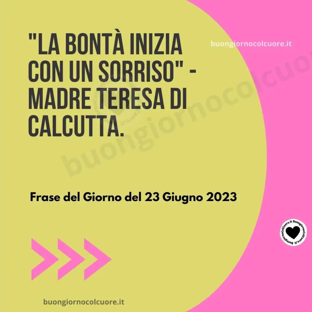 frase del giorno del 23 giugno