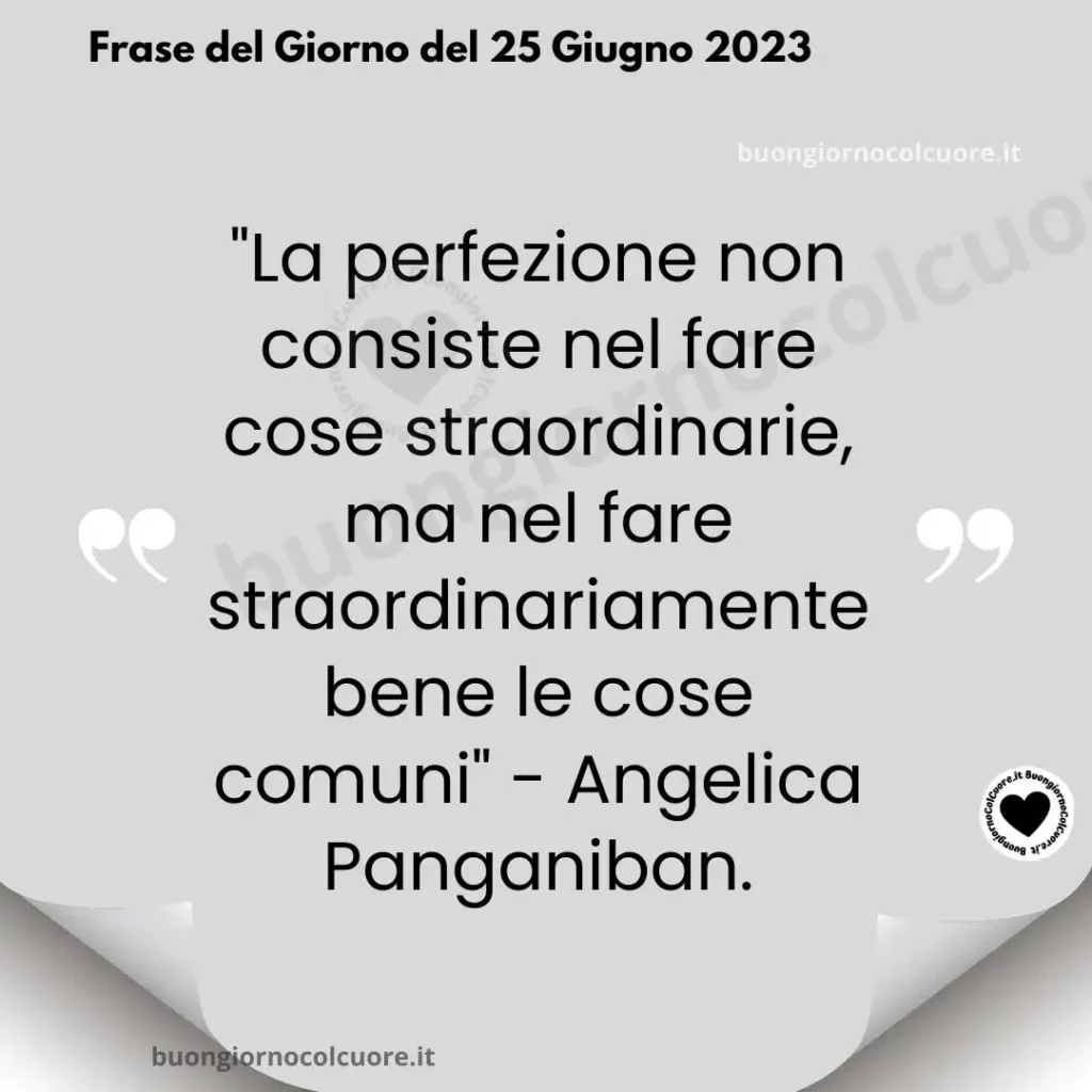 frase del giorno del 25 giugno